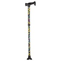 Lightweight Folding Cane for Women - Collapsible and Adjustable from 33" to 37", Supports up to 300-lbs, Butterfly, Adjusts to 37"