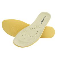 riemot Men's Thick Leather Insoles Breathable Sport Shoe Inserts Odor Control Beige 8