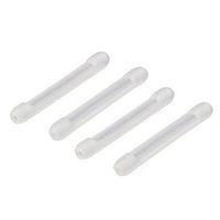 2 Pairs Anti-Slip Silicone Eyeglass Retainer Holder Frame Accessories Ear Hook Lock, White