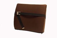 Posture Curve Lumbar Cushion by Body Care Lumbar Support Back Cushion 101 Brown with Poly Cotton Cover Designed for Lower Back Pain Relief Made for Recliner, Computer Office Chair Made in The USA