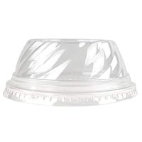 Clear Plastic Sundae Lid - 12 oz Disposable Dessert Lids - Perfect For Our 8 & 12 oz Sundae Cups! Many Sizes - Frozen Dessert SuppliesCup Sold Separately - 100 Count
