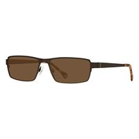 eyeOs Model PASCAL COL HD Polarized Brown Bifocal Reading Glasses +2.50