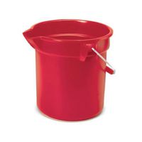 Rubbermaid Brute Bucket Round 14 Quart 12 Dia x 11-1/4 FG261400RED