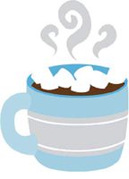 HotSaleStore Sticker Seals 48 Winter HOT Cocoa Sticker Label Envelope Seals 1.2" Round