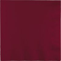 Burgundy Dinner Napkins, 25 Ct