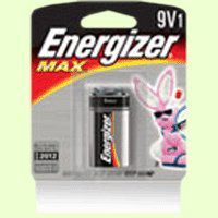 Energizer EN22 Non-Rechargeable Battery 500 Milli Amp-Hour 9 Volt Zinc-Manganese Dioxide