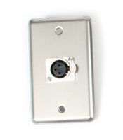 Elite Core OSP D-1-XLR Duplex Wall Plate with 1-XLR