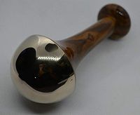 Bronze Face and Foot Massager - Ayurvedic Benefits for Detoxification and Deep Relaxation (Natural, Medium)