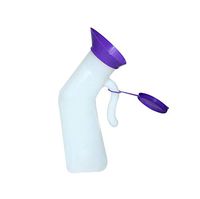 LSY@ Urinal Pot, Men 1000ML Portable Urinal Child Household Chamber Pot Bed Old Man Urine Hospital Urine Collector Suitable for Camping Car Travel 29.1 X 13.1 X 9.8 cm