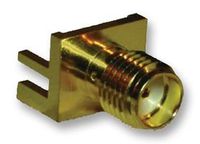 AMPHENOL CONNEX 132255 RF/COAXIAL, SMA JACK, STR, 50 OHM, SOLDER