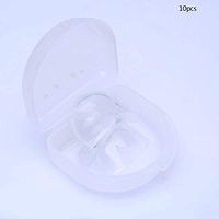 New Stop Tongue Set Stopper Prevents Snoring Snoring Blocker, 10Pcs,White10pcs