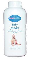 New World Imports PCS4 Freshscent Baby Powder, Talc-Free, Soothing Cornstarch Formula, 4 oz. (Pack of 48)