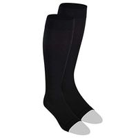 Nuvein Compression Socks for Women and Men, Medical Support Stockings, Black (Open Toe), Medium (15-20 mmHg)