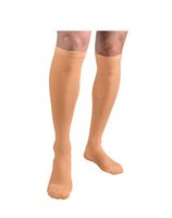 MojaSports Graduated Compression Socks (1 Pair) Athletic Medical Use for Men Women (Beige, Large/X-Large)