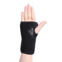 1PC Splint Protector, Right Hand Brace Removable Splint Muscle Protector, Sprains Fractures Wrist Support Steel Sports Wristband(Right Hand)