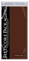 Flexicore Packaging Chocolate Brown Gift Wrap Tissue Paper XL | Size: 20 Inch X 30 Inch | Count: 48 Sheets | Color: Chocolate