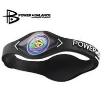 Power Balance (Black/White Lettering) size: XL Techology Bracelet by PB Swiss