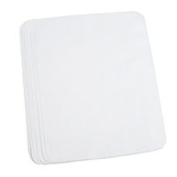 10pcs Microfiber Cleaning Cloths for Eyeglasses Camera Lens Cell Phones Computers Tablets Laptops Telescope-Blue/Grey/White - White, 15cm x 18cm