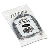 Belkin Cat 5E Snagless Ethernet Cable, 3', Gray (A3L791-03-S)