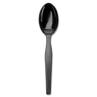 Dixie SmartStock Plastic Cutlery Refill, Spoons, Black, 24 Packs of 40, 960/Carton (SSS51)