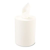 Nonperforated Paper Towel Roll, 8 x 600ft, White, 12 Rolls/Carton, Sold as 1 Carton