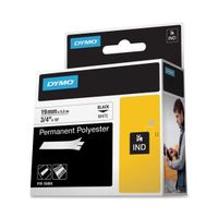 Label Cartridge, 18 ft. L, Black/White