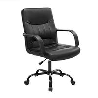 Office chair Staff chair back comfort is not easy to wash hands chair back computer system chair back desk entertainment chair back entertainment chair back conference office chair ( Color : Black )
