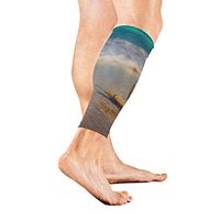 Calf Sleeve Starfish Beach Protective Guard for Men Women - Basketball Football Run (1 Pair)