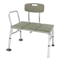 SHUTAO 3 Blow Molding Plates Aluminium Alloy Elderly Bath Chair Gray