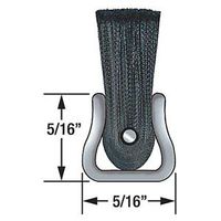 Tanis Brush MB703024 5/16" Stainless Steel Backed Strip Brush with Crimped Black Nylon Bristles, 0.030" Bristle Diameter, 3" Trim Length, 24" Overall Length