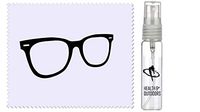 Health and Outdoors Eyecare Cleaning Solution with Fabric Wipe