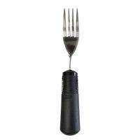 Adaptive Eating Utensil. OXO Good Grips Weighted Fork is 6 oz, Bendable with Non-Slip Built Up Handle. Helpful for Parkinson’s, Tremors, Spasticity, Ataxia, Stroke, Arthritis or Limited Hand Control.