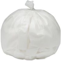 Skilcraft 8105-01-195-8730 Medium Duty Plastic Trash Bag - 10 gal - 23" x 24" - Plastic - 250 / Box - Clear