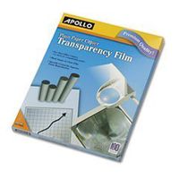 * Laser Copier Transparency Film, Letter, Clear, 100/Box