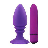 10 Frequency Víbrộmåşšêúr Pöînt Ġ Aańus Plúg Stímúlętêúr Silicone for Men Se#`x