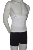 CzSalus Girdle Shaping and Containment Body Band for Man (White, S/M)