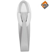 Command 17304 Medium Cord Bundlers with Strips, White, 2 Bundlers and 3 Strips - 2 Pack