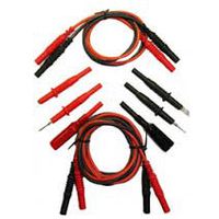 Triplett Moduleads UL-Listed Premium Silicone Jacketed 24" and 60" Test Leads with Insulated Alligator Clips and Carrying Case (79-812)