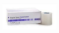 Medical Tapes. Case of 72 Surgical Tapes 2" x 10 yds. Non-sterile Plastic Tape for dressings and Medical Devices. Pressure-Sensitive Adhesive Tapes. Hypoallergenic, Latex-Free.