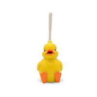 YOURNELO Cute Cartoon Frog Monkey Duck Toilet Brush and Holder Toilet Cleaning Brush Set (Duck)