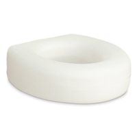 AquaSense Portable Raised Toilet Seat, White, 4 Inches