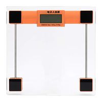 Electronic Smart Scale, LCD Digital Scale 180kg Capacity Electric High Precision Digital Weight Body LCD Display Scale Scale Most Accurate Weighing Scale(Orange)