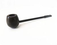 NUO-Z Ebony Tobacco Smoking Pipe,Solid Wood Pipe, For Father's Day, Christmas Day, Thanksgiving Day