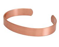 Copper Magnetic Cuff Bracelet Smooth Plain Design