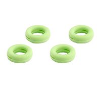 2 Pair Soft Silicone Eyeglasses Non-Slip Elastic Comfort Glasses Retainer,Green
