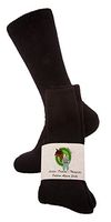 Womens Diabetic Outdoor Alpaca Sock - AlpacaJack One Size Black Warm and Cozy Hypo-allergenic