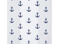 Small Nautical Navy Blue"Anchors" 7x2x4" Cello Party Treat Food Snack Bags (25 ct)