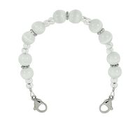 Divoti Beaded Women's Medical Alert ID Interchangeable Replacement Bracelet - 6" w/Extenders - Fiber