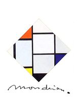 Piet Mondrian Note Cards Boxed Set of 16 Blank Note Cards with Envelopes