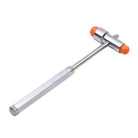 LALANG Multifunction Neurological Reflex Hammer Health Care Relaxation Massage Tool (orange)